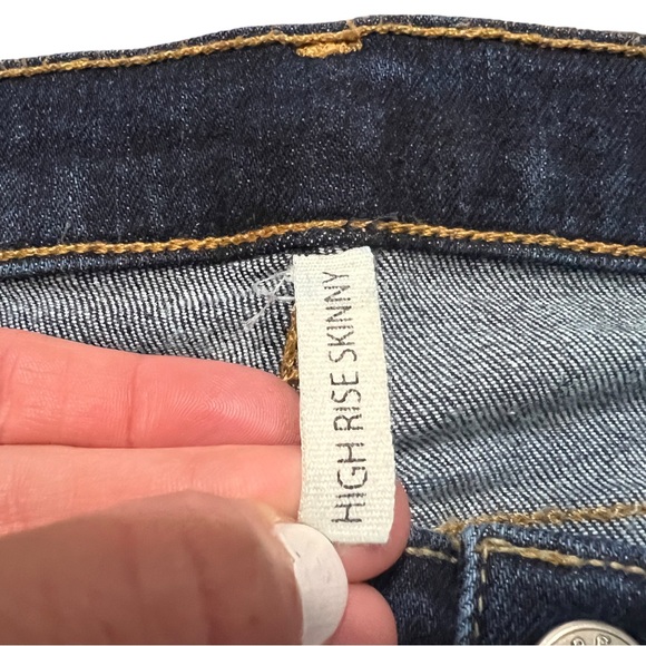 SOLD- rag & bone High Rise Skinny Jeans Heritage Wash Size 27 - Picture 6 of 9